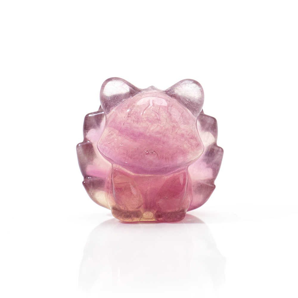 螢石九尾狐 3.5cm 人緣自信 / 不挑色隨機出貨