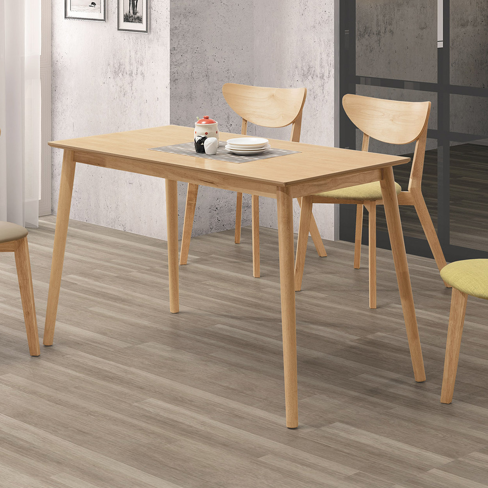 提姆4尺北歐風餐桌(松木色)