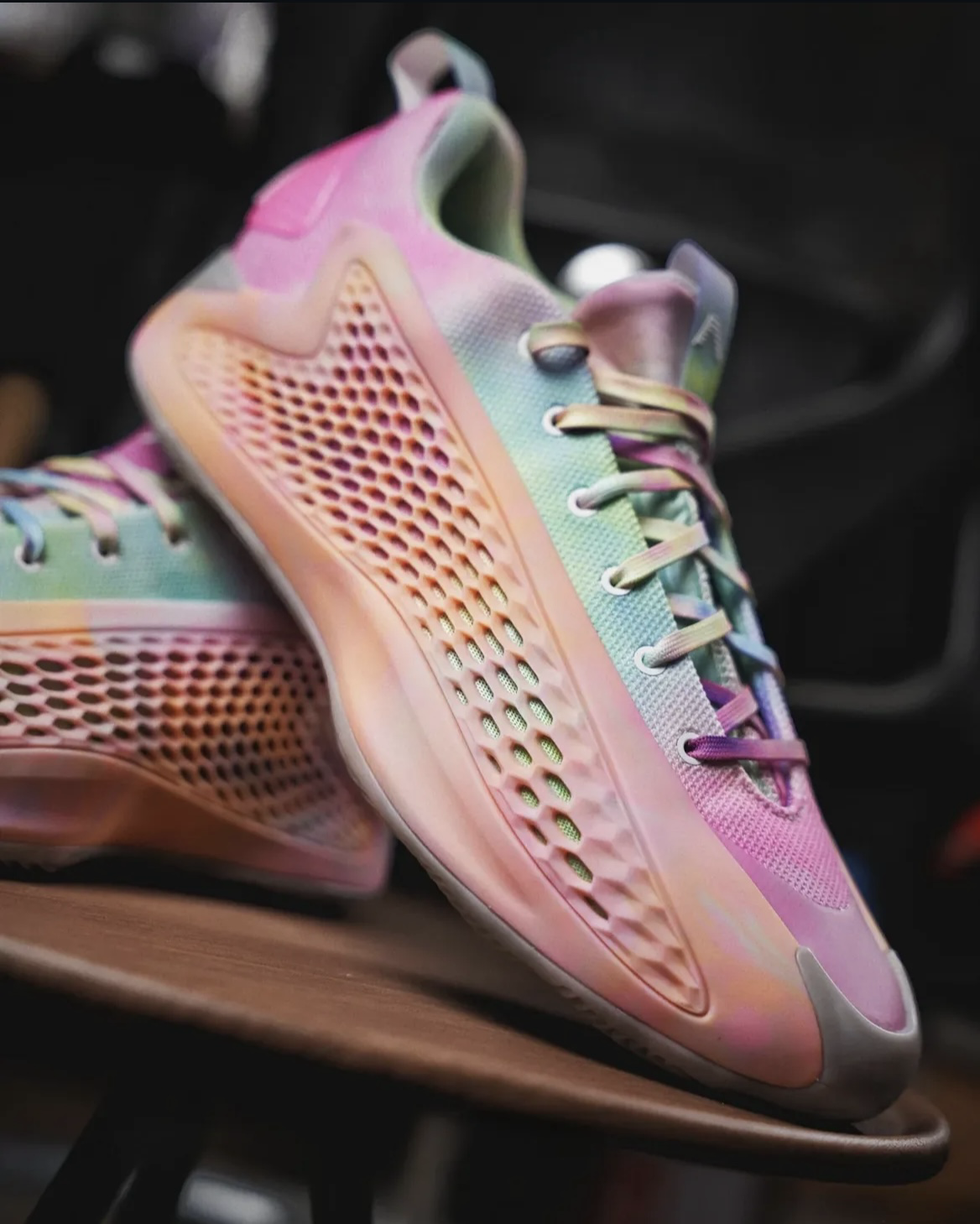 Adidas Anthony Edwards 1 Low 棉花糖 粉綠紫 AE1 蟻人 實戰籃球鞋