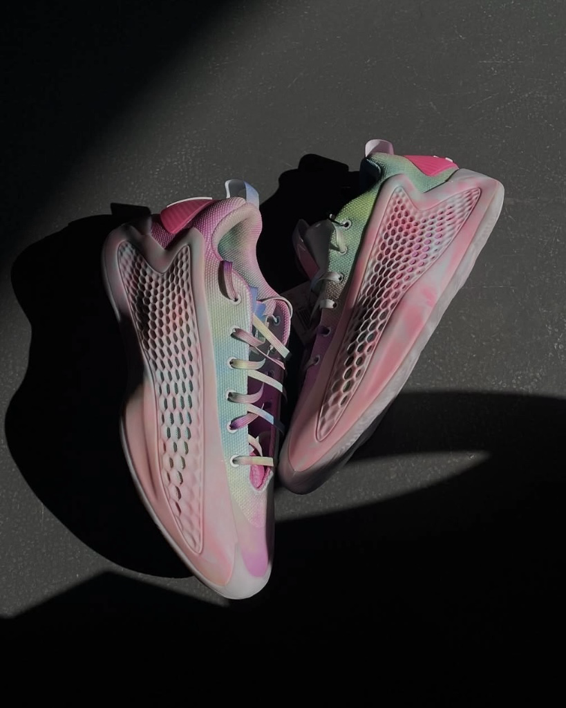 Adidas Anthony Edwards 1 Low 棉花糖 粉綠紫 AE1 蟻人 實戰籃球鞋