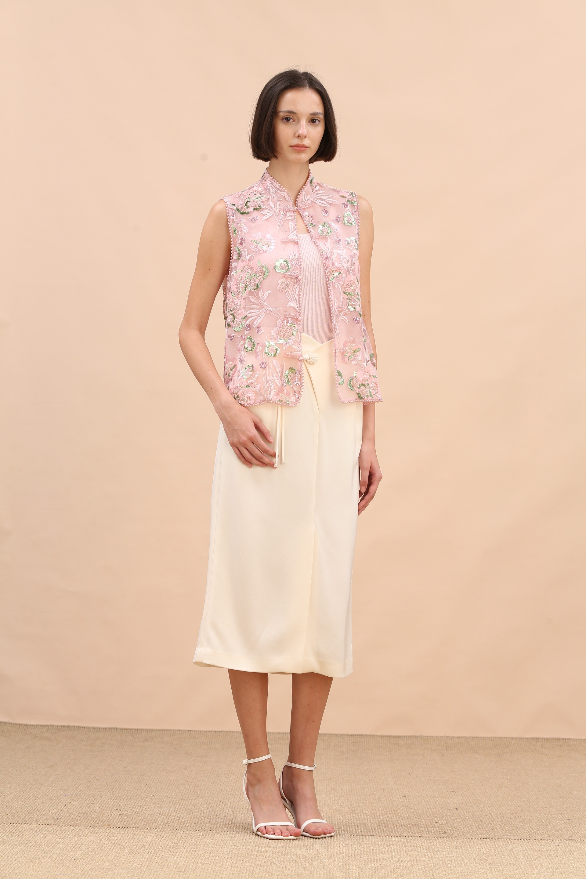 BE10101Y1 東方玫瑰新中式中重工馬甲 (高訂款)