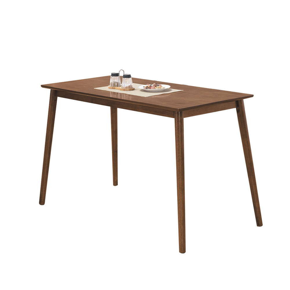 提姆4尺北歐風餐桌(胡桃色)