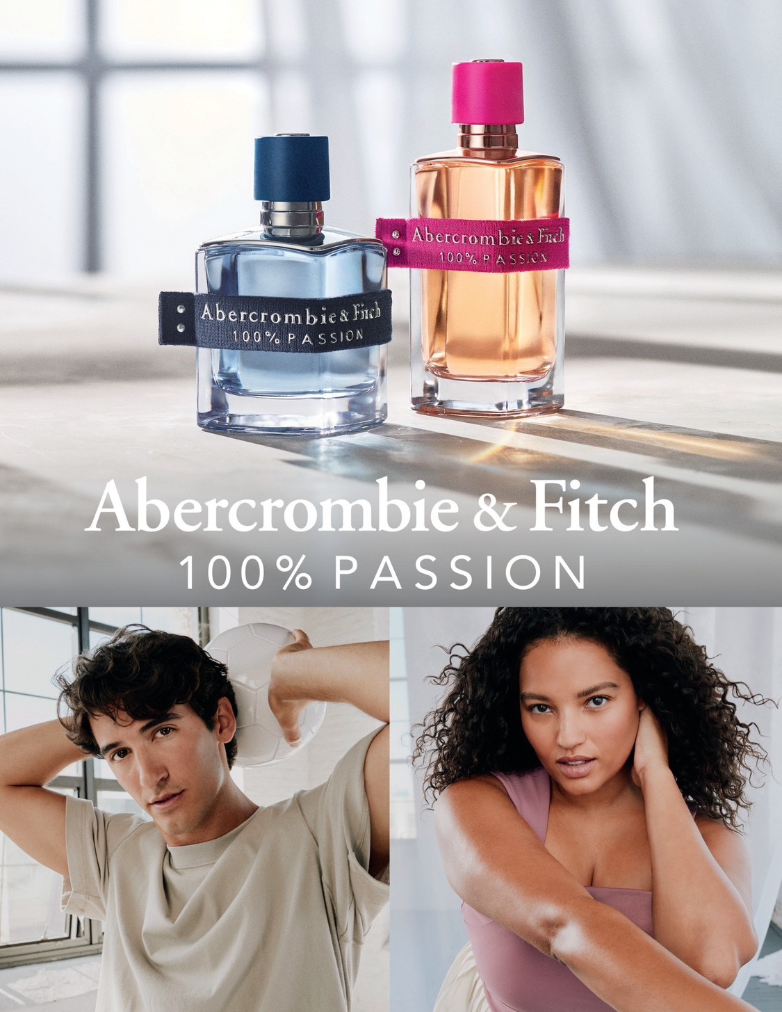 ABERCROMBIE & FITCH A&F 百分百熱情男性淡香水禮盒(50ml+沐浴200ml)