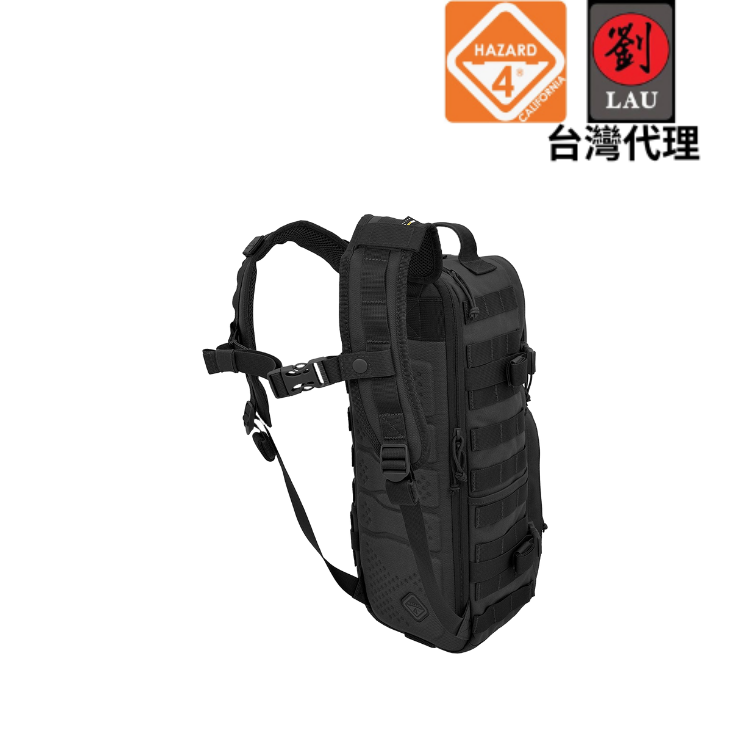 (僅一個展示品)HAZARD 4 BKP-PLC-BLK 軍用雙肩後背包