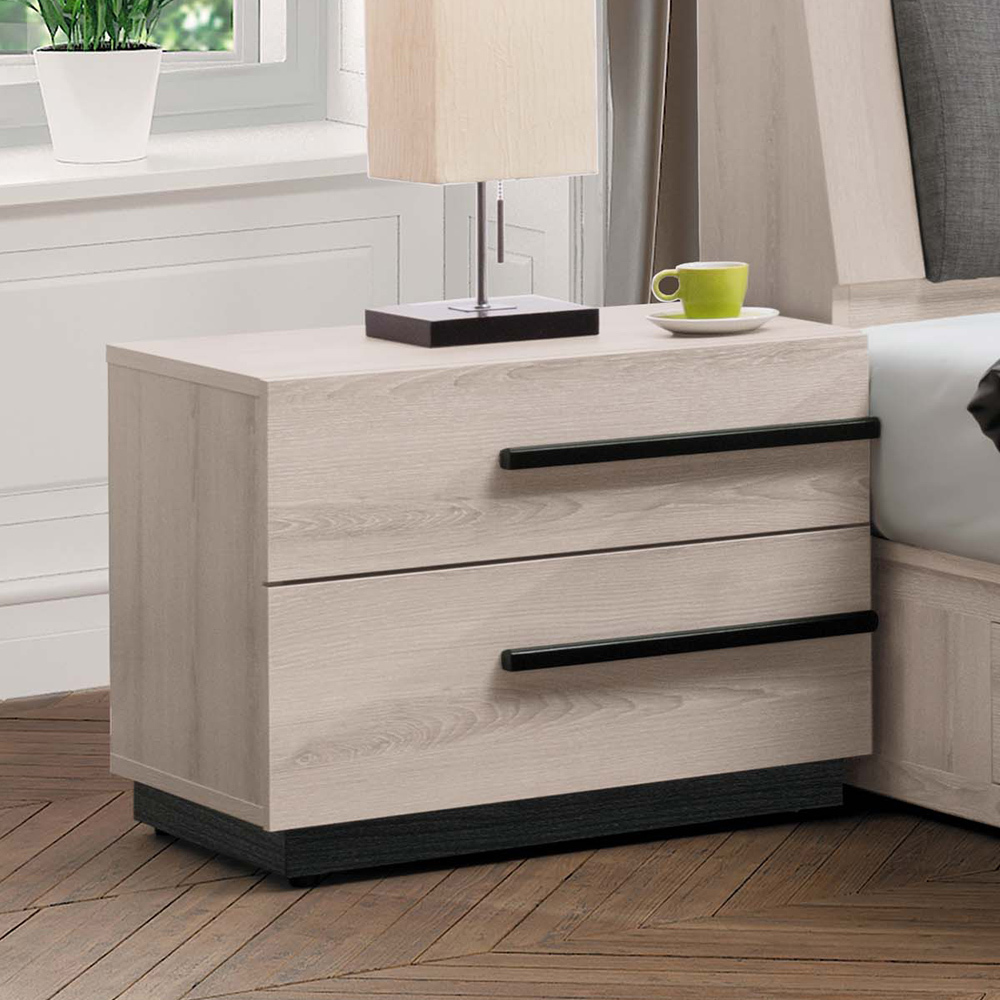 瑪諾1.8尺時尚床頭櫃/二抽收納櫃/置物櫃