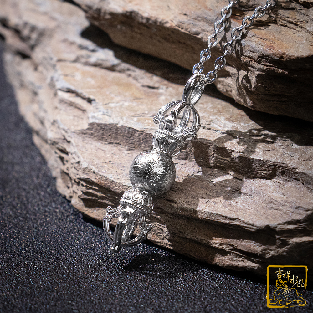 鎳鐵隕石-天鐵隕石金剛杵墜 5.1g 智慧力量