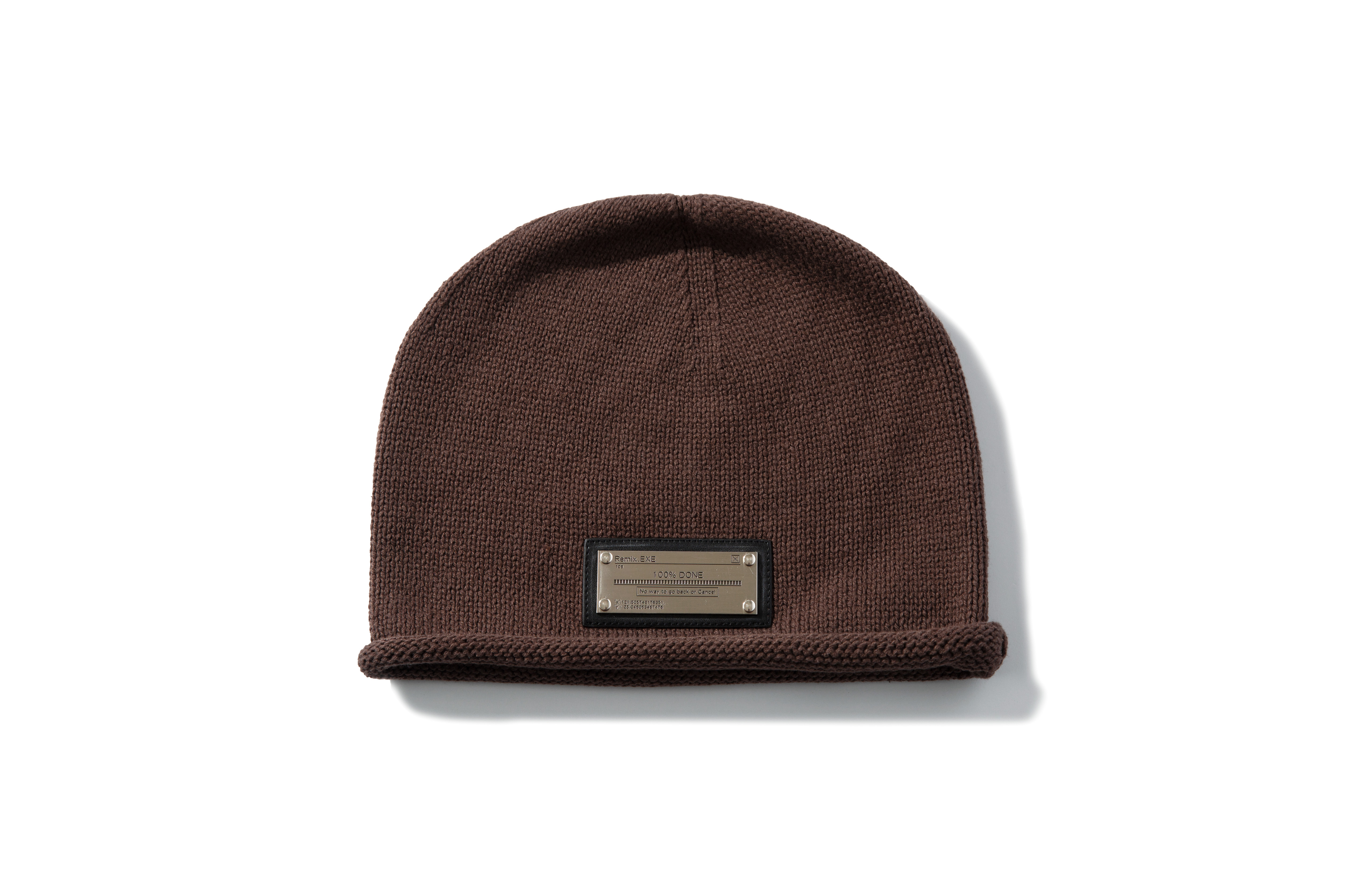 REMIX "M etal Beanie" (Brown)
