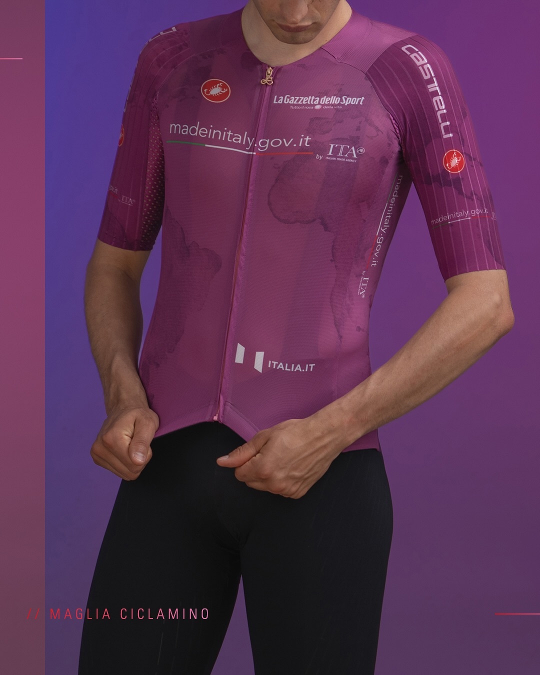 蠍子牌 Castelli 2025年式 環義紫衫