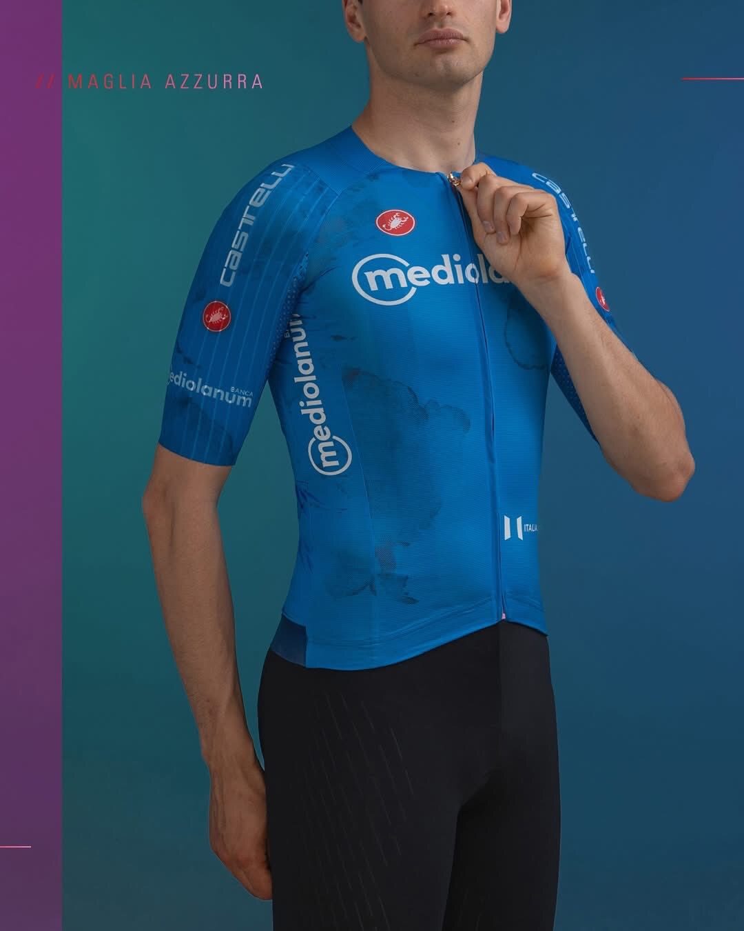 蠍子牌 Castelli 2025年式 環義藍衫