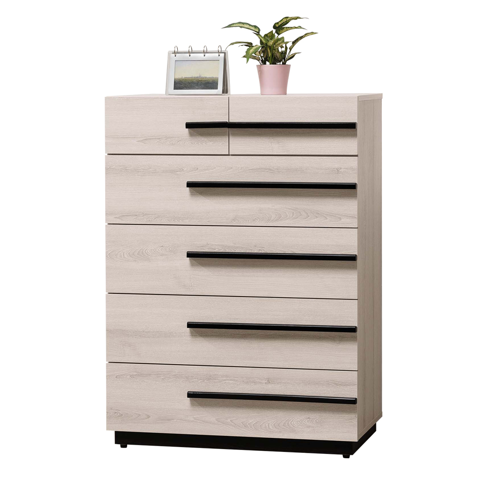 瑪諾2.7尺時尚六斗櫃/六抽收納櫃/置物櫃