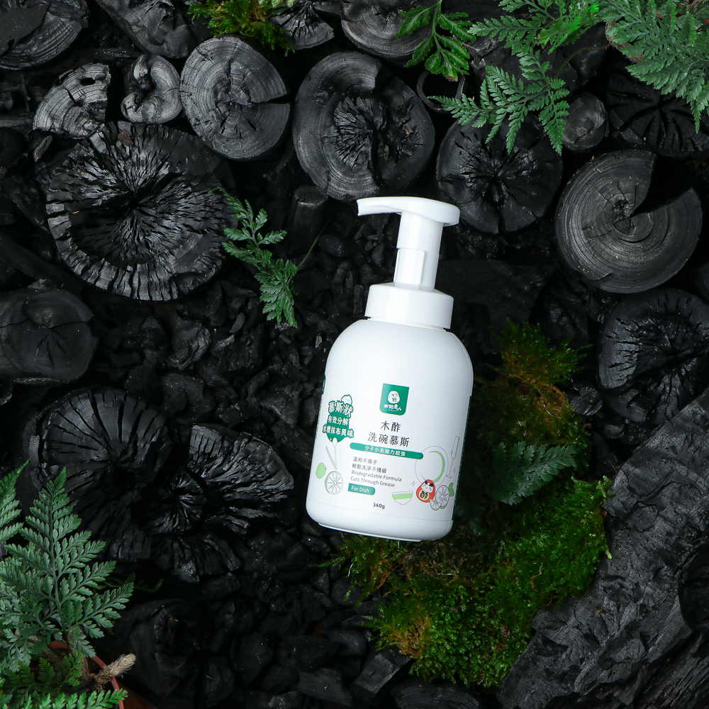 木酢洗碗慕斯按壓瓶 340 mL