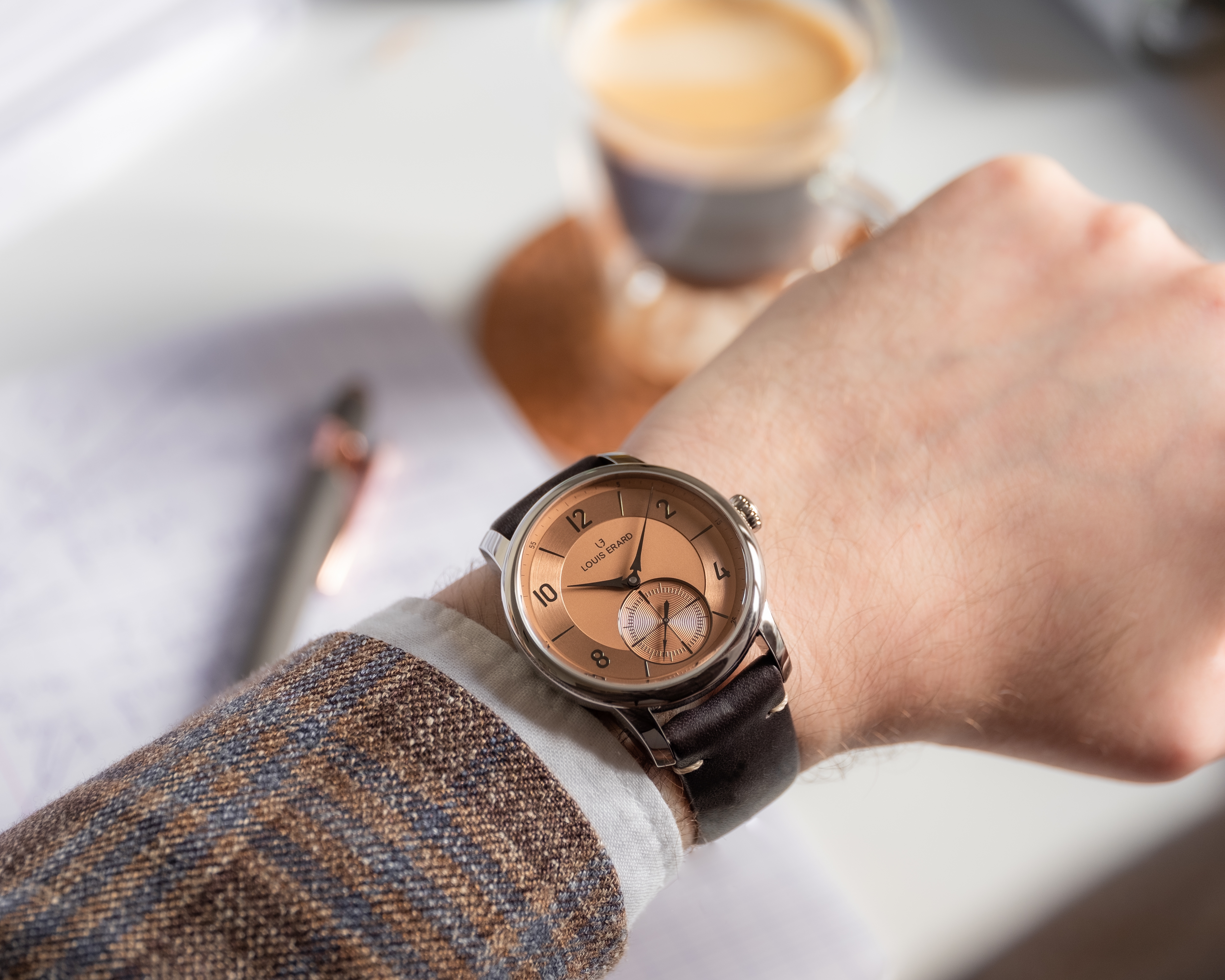 Louis Erard, Noirmont Collection,三針一線,規範式指針,Regulator,Régulateur,Petite Seconde,鮭魚面