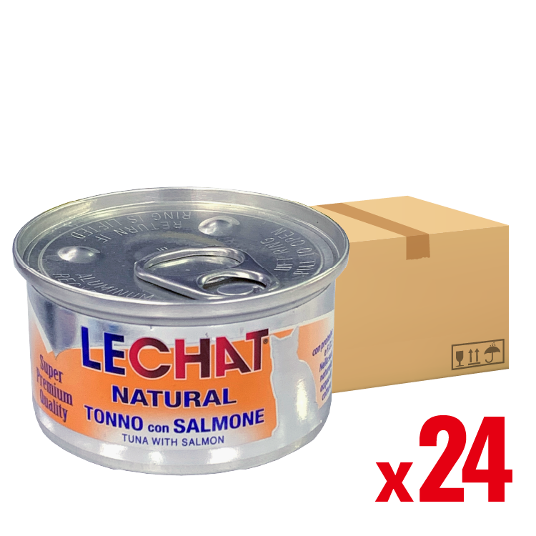 【原箱優惠】Lechat Natural | 低敏腸道配方-吞拿魚三文魚80g (LE-6613_24)