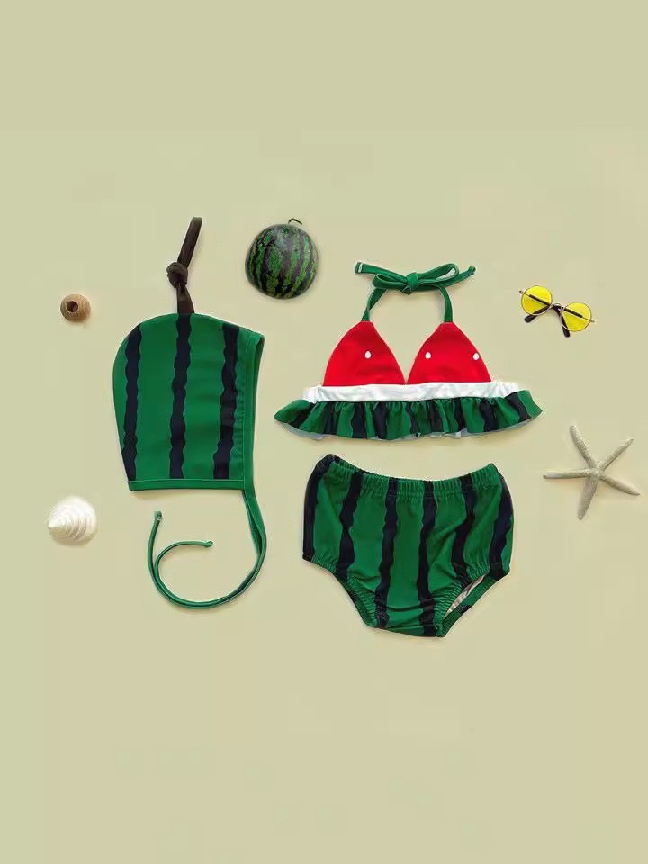 西瓜造型比基尼泳衣