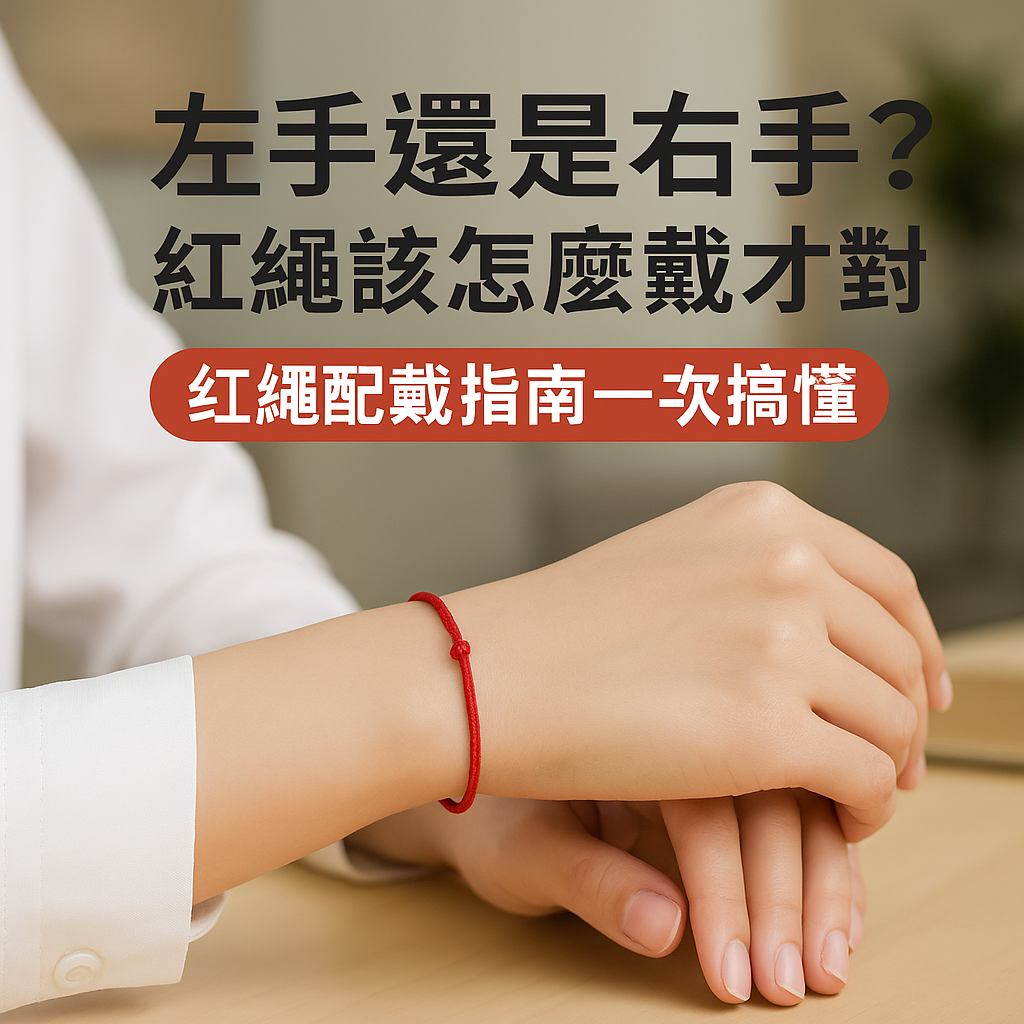 紅繩配戴方法