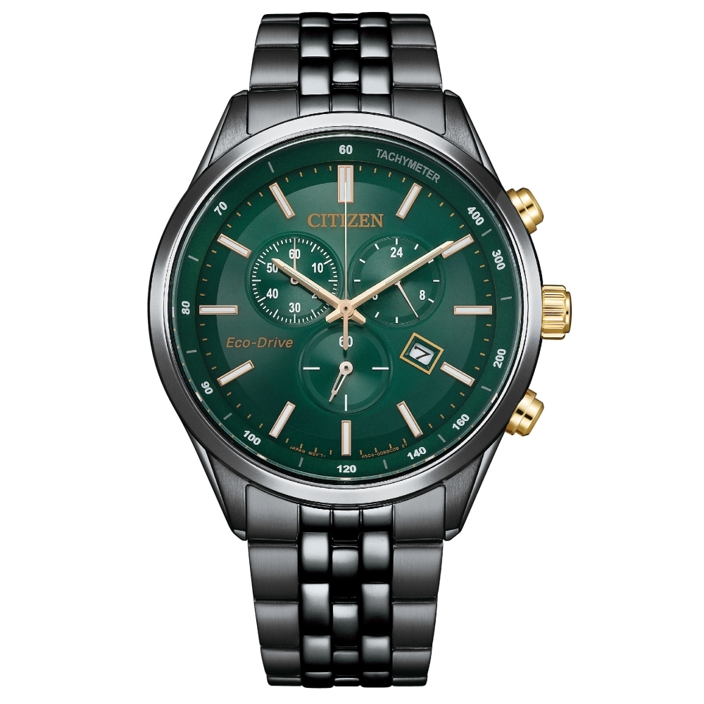 【Citizen 星辰】AT2576-50X 亞洲限定款 三眼計時 日期顯示 不鏽鋼 光動能 石英 手錶