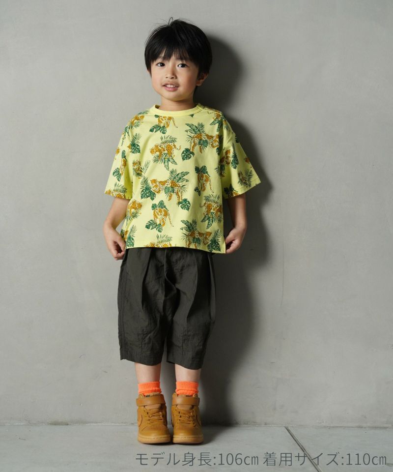 日本 MYD 叢林花豹 純棉短袖上衣 (110) M420144