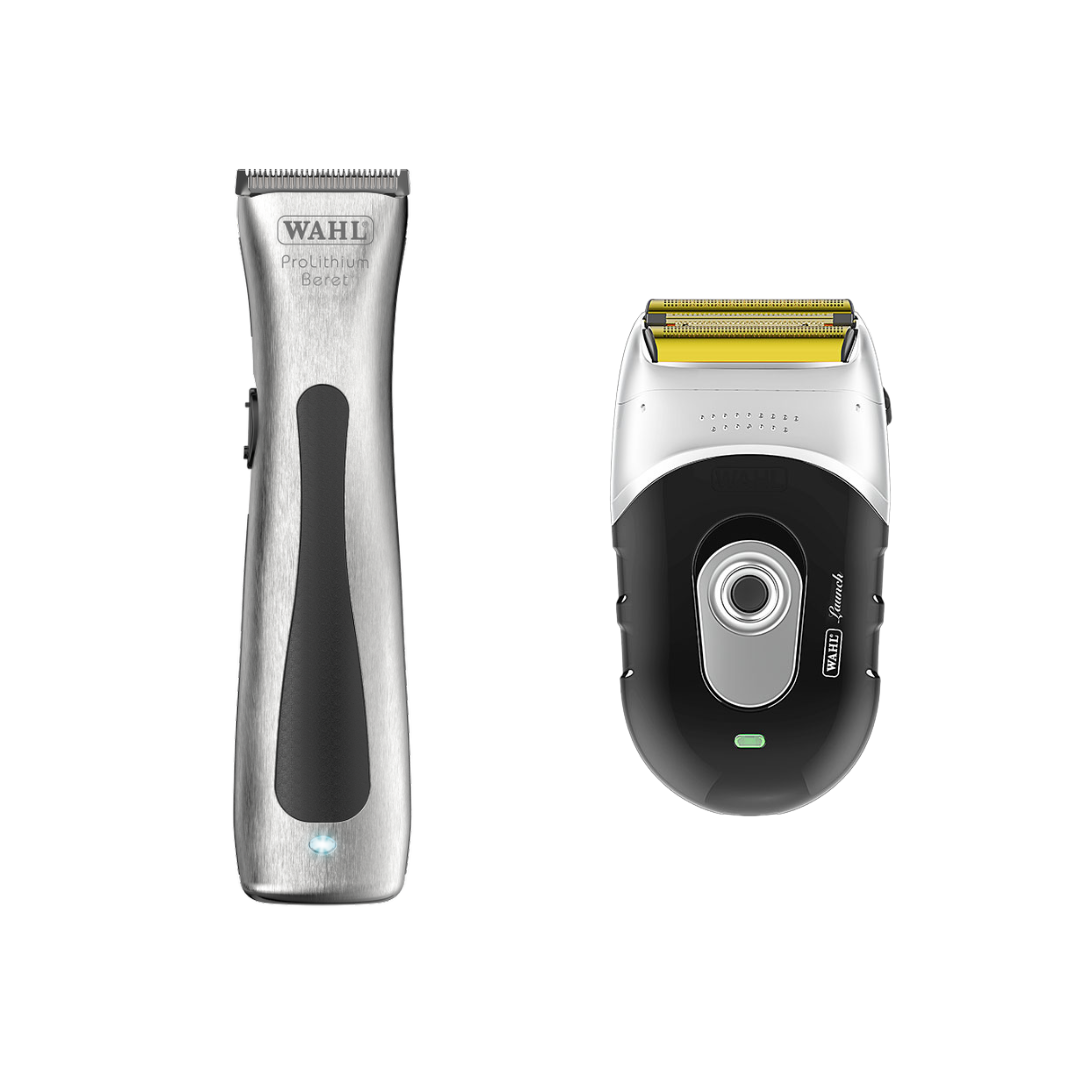 《限定優惠組合》 貝雷無線細修電剪+朗奇刮鬍機