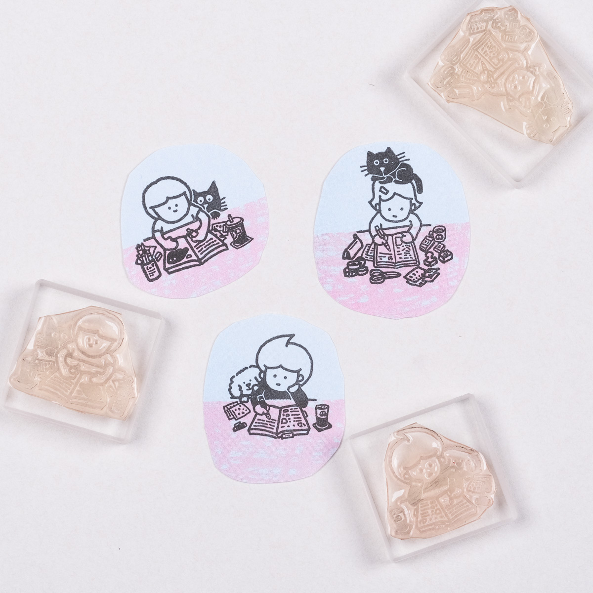 各種工作的人03 膠版印章｜一分之一工作室 臺灣