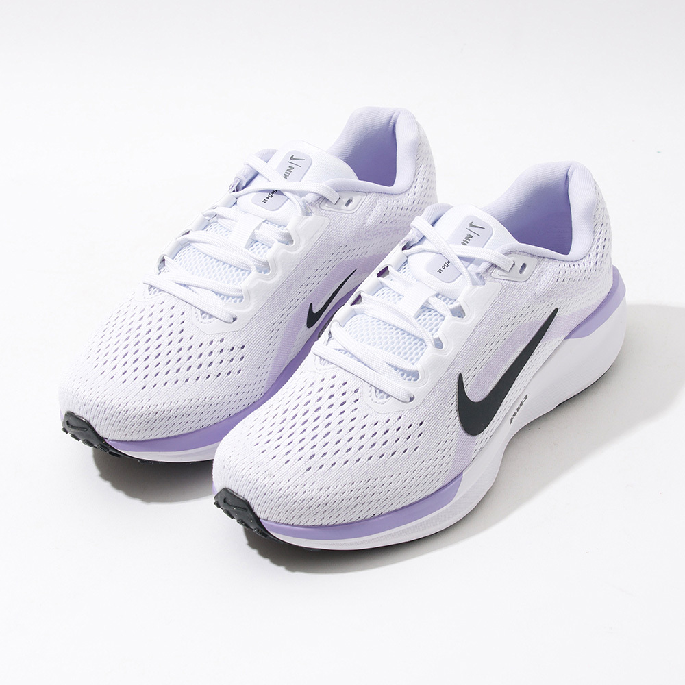 Nike Air Winflo 11 女 白紫 氣墊 緩震 網布 透氣 跑鞋 休閒 運動 慢跑鞋 FJ9510-106