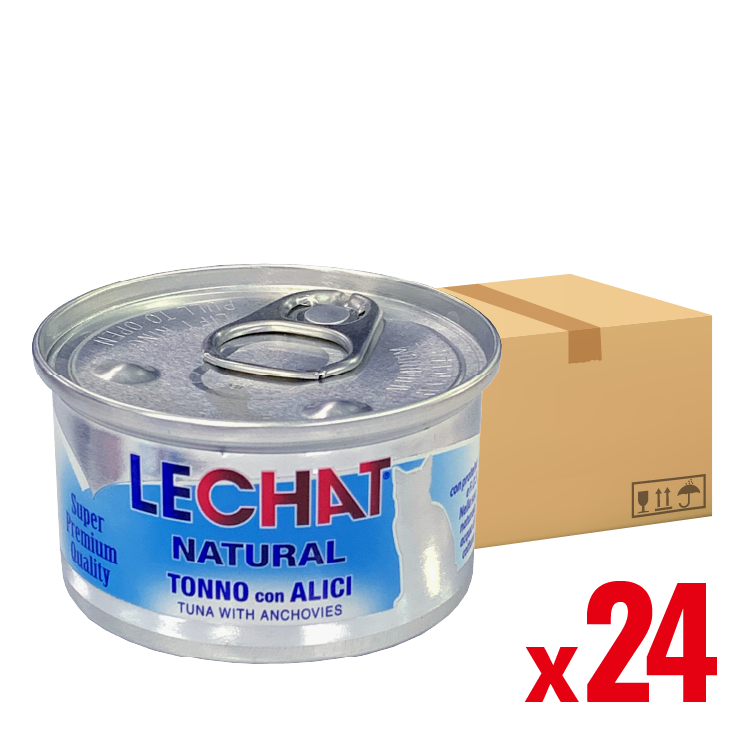 【原箱優惠】Lechat Natural | 低敏腸道配方-吞拿魚鳳尾魚80g (LE-6644_24)