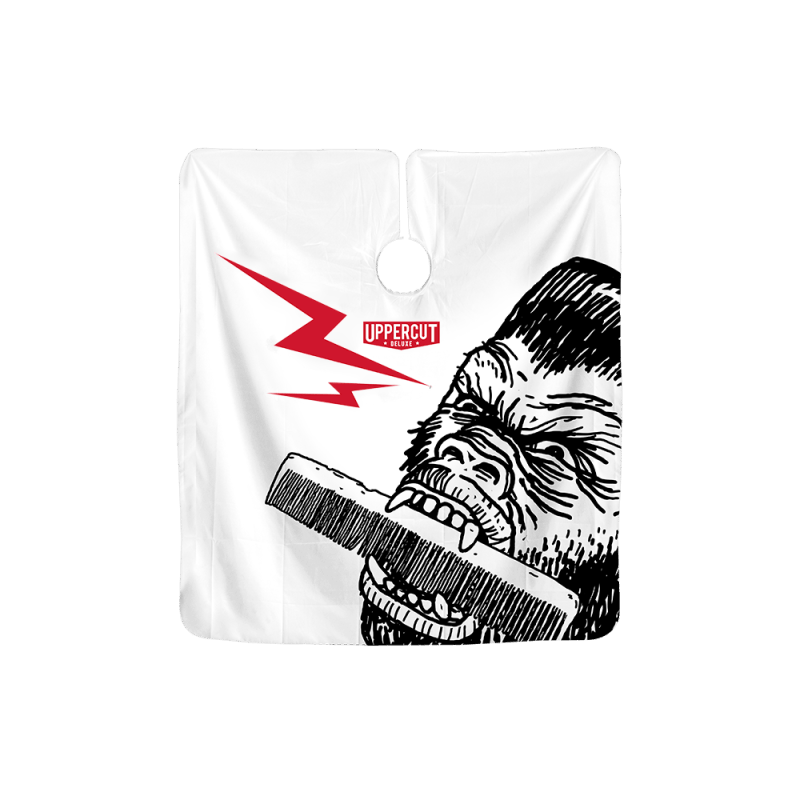 扣子式 UPP白色底圍巾