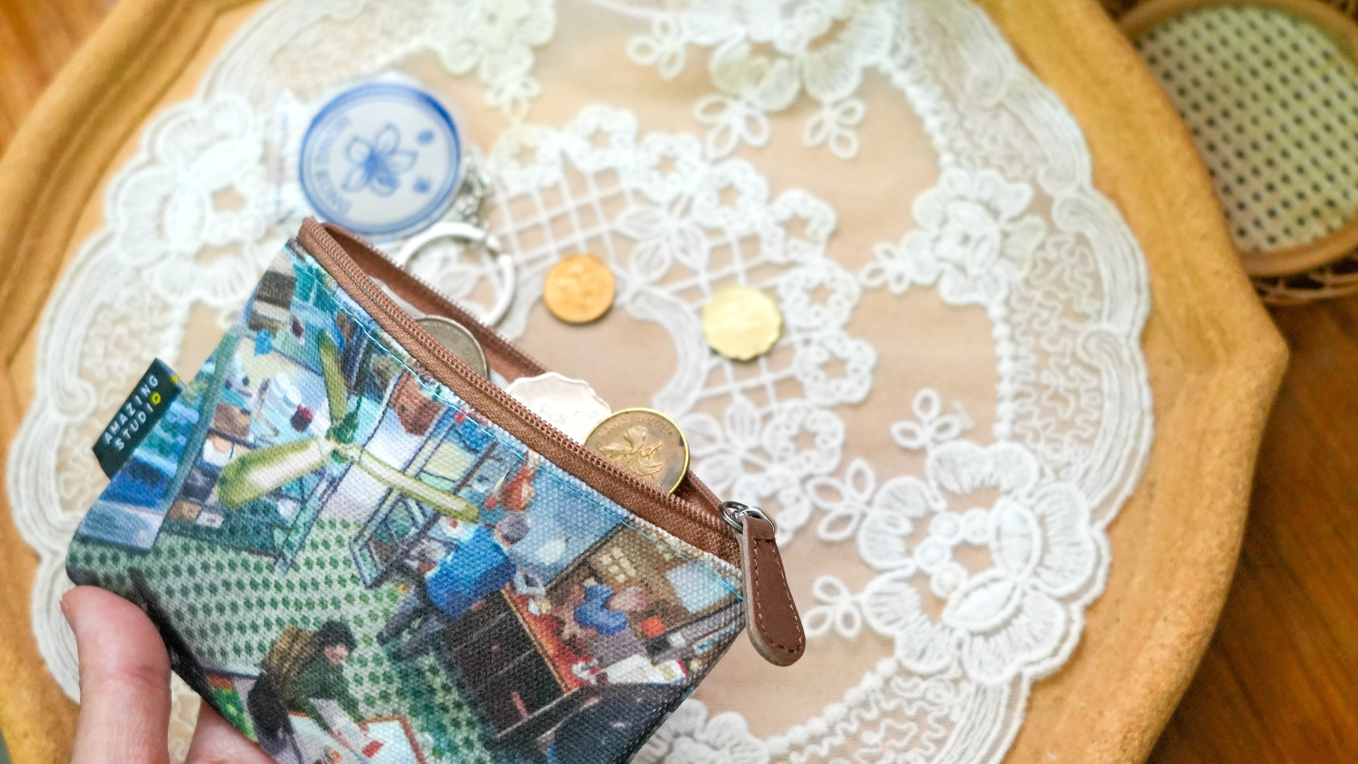 【香港地 - 叮叮車】 帆布零錢袋丨Amazing Studio