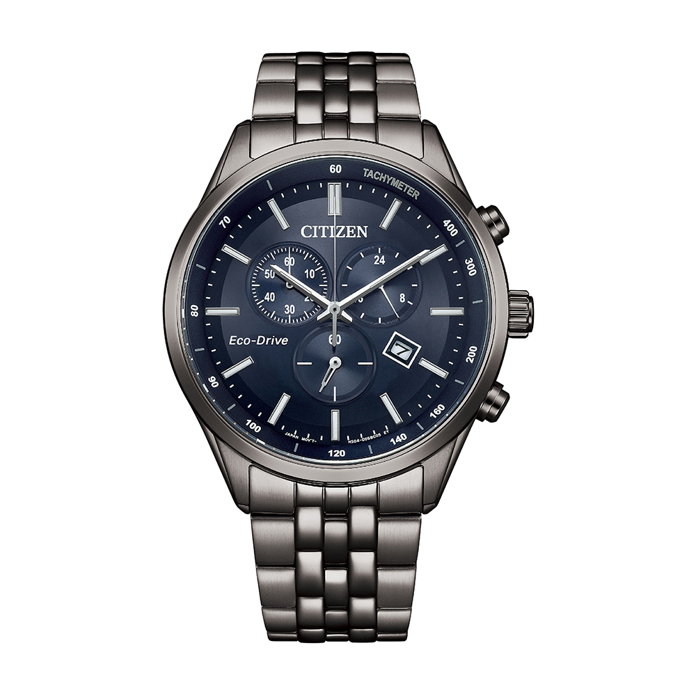 【Citizen 星辰】AT2577-57L 亞洲限定款 三眼計時 日期顯示 不鏽鋼 光動能 石英 手錶