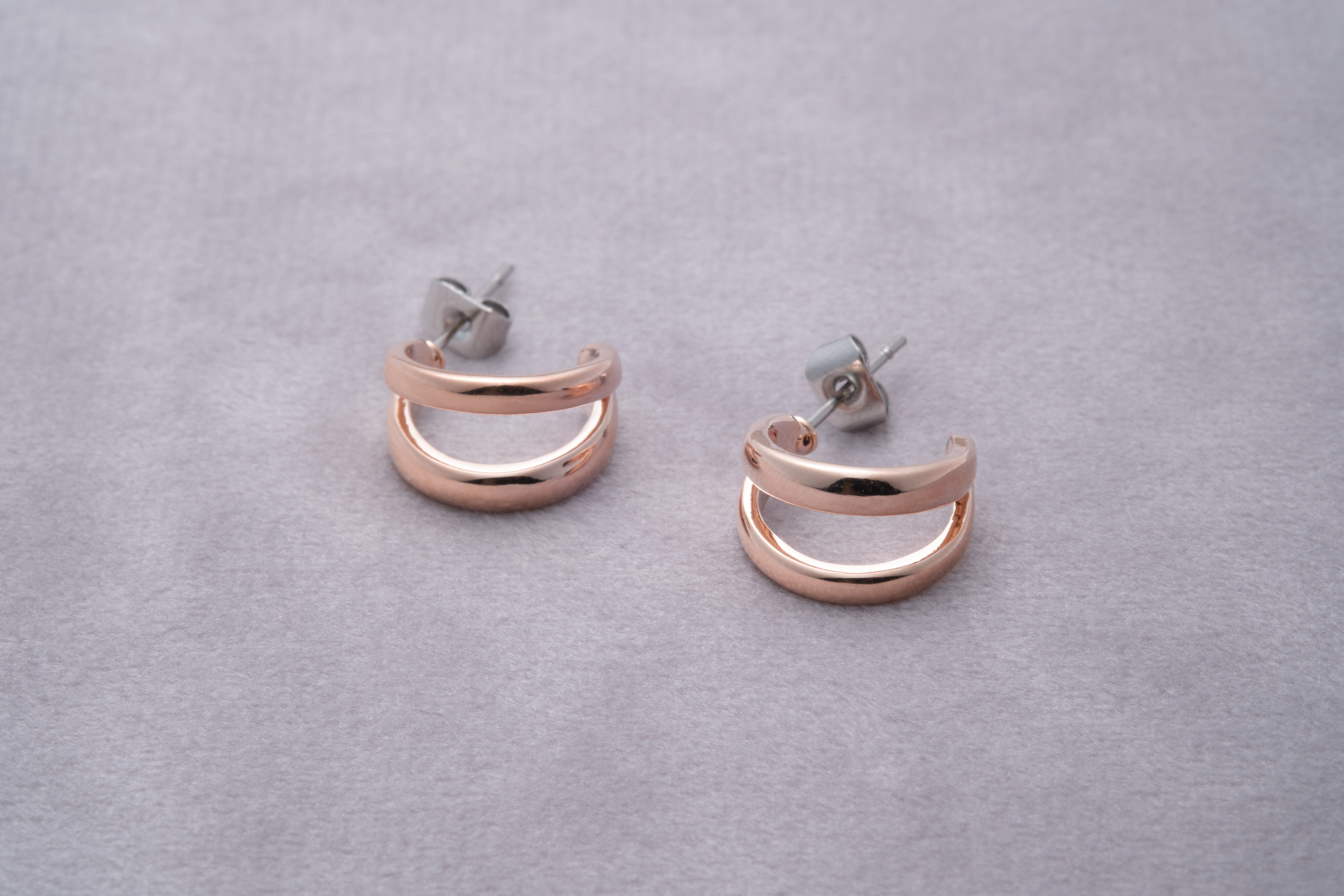 [toki.Tokyo] 醫療鋼耳針 | 玫瑰金 | NO.187