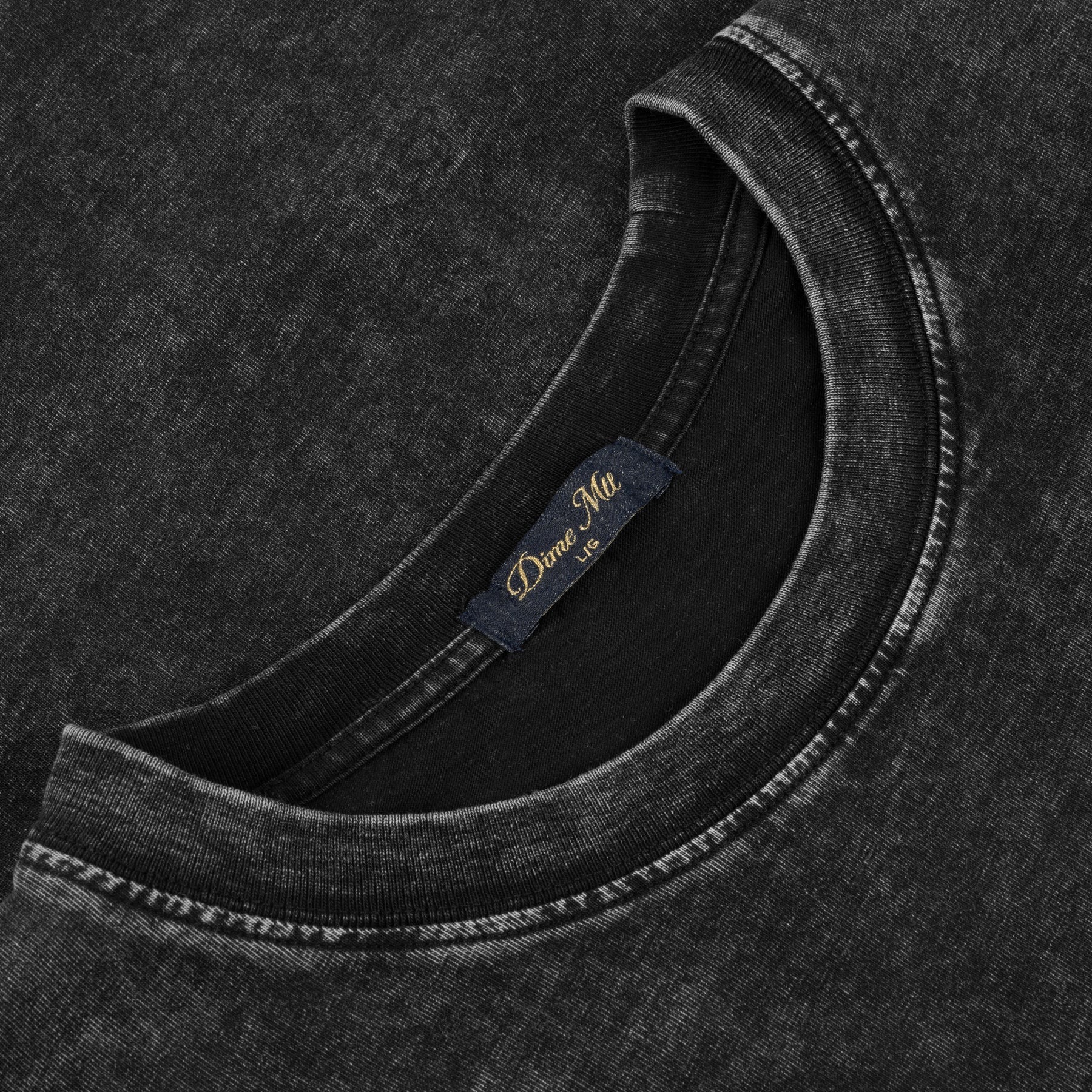 DIME｜Classic Small Logo T-Shirt "Faded Black"