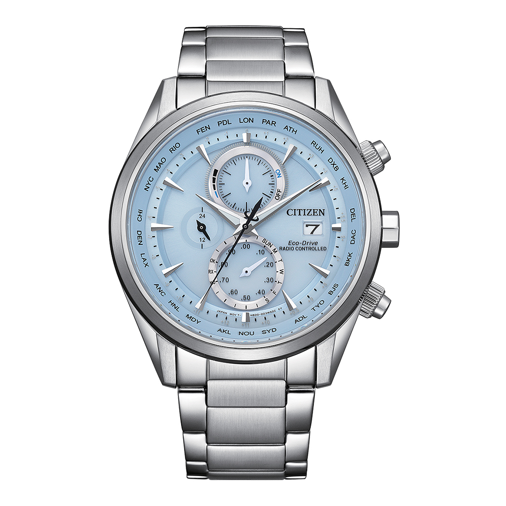 【Citizen 星辰】AT8260-85L/AT8260-85M 三眼計時 萬年曆 日期星期顯示 不鏽鋼 光動能 手錶