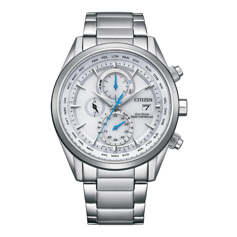 【Citizen 星辰】AT8260-85L/AT8260-85M 三眼計時 萬年曆 日期星期顯示 不鏽鋼 光動能 手錶