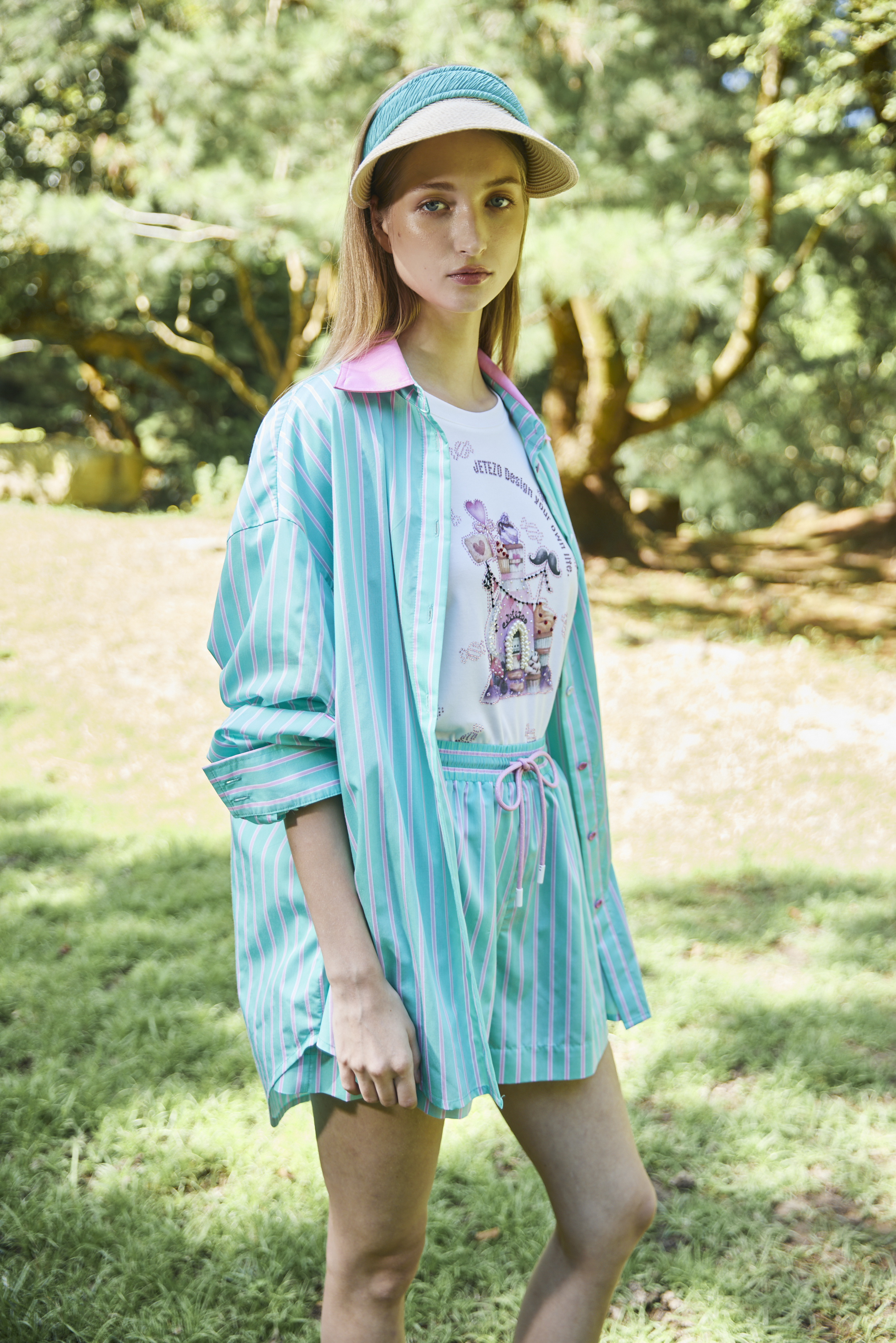 BE10030A1 多巴胺彩條襯衫