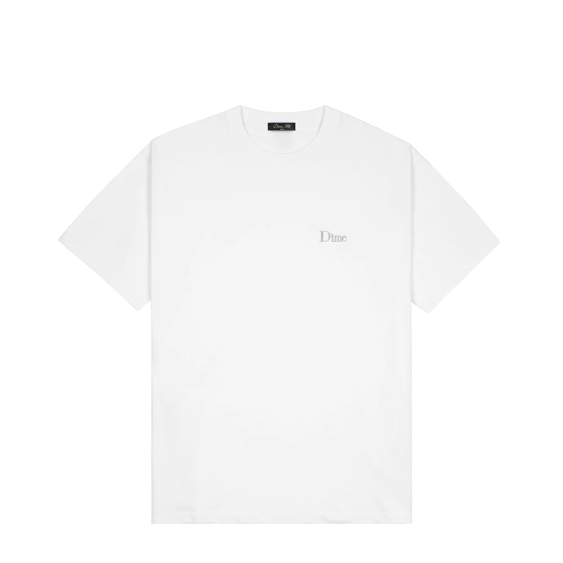 DIME｜Classic Small Logo T-Shirt "White"