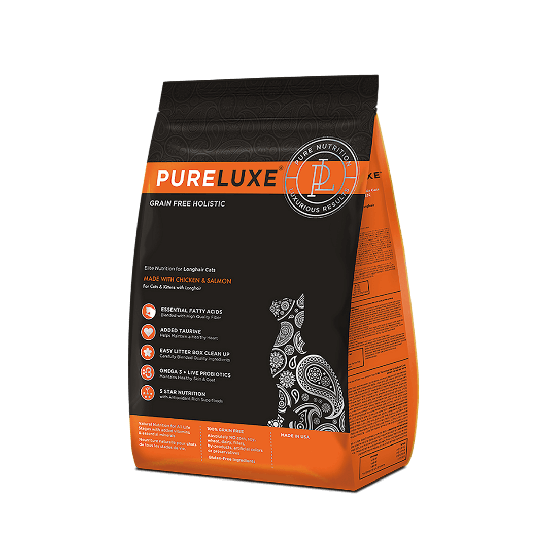 長毛貓無穀貓飼料 | 純華 PURELUXE
