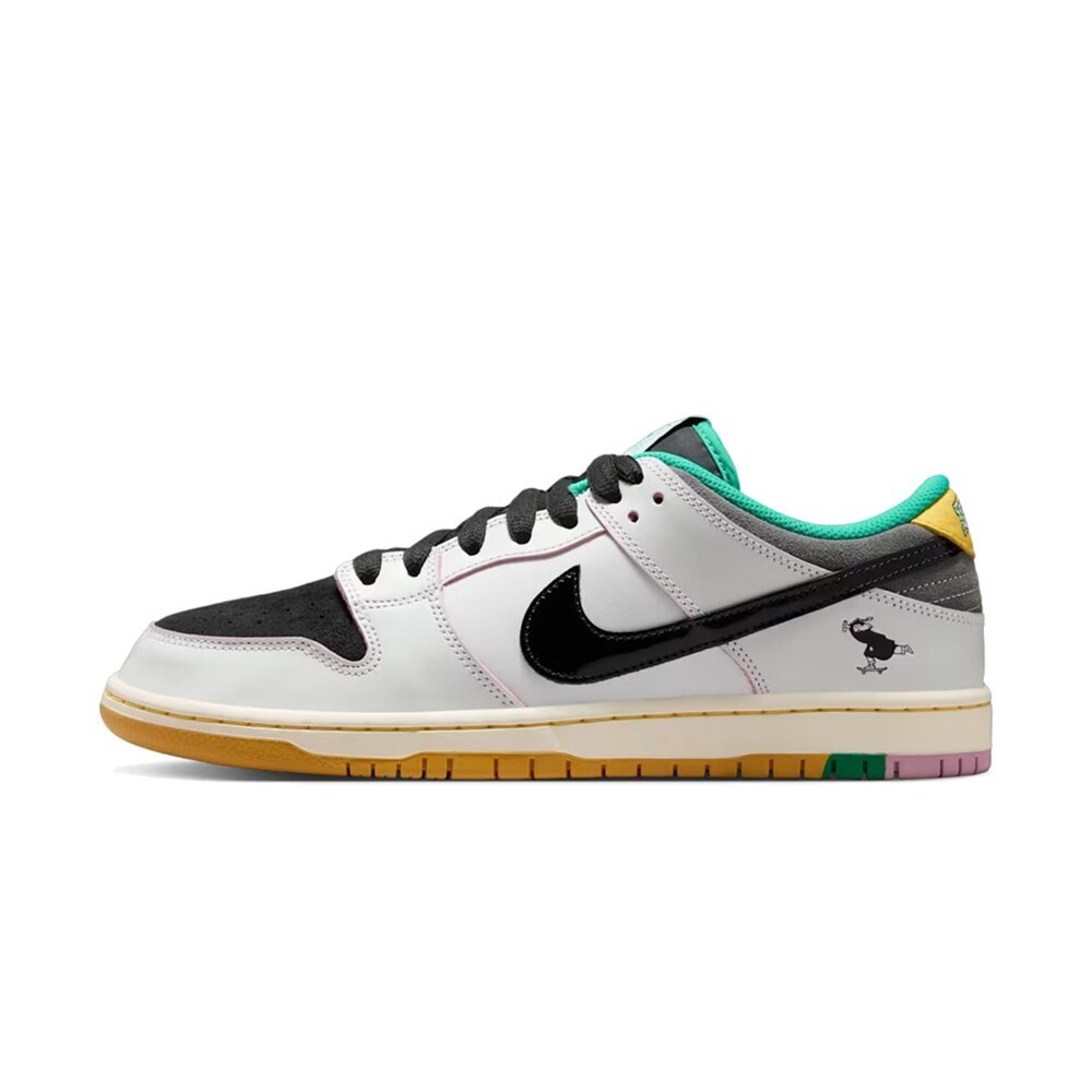 Nike SB Dunk Low Pro QS Black-White 黑白 低筒 聯名款 休閒鞋 男鞋 HJ4132-100