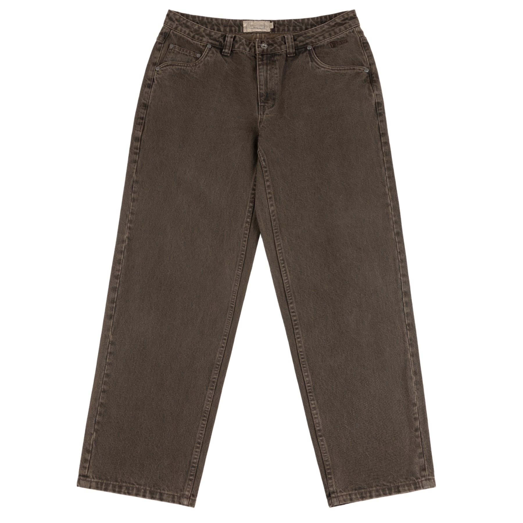 DIME | Classic Relaxed Denim Pants "Faded Brown"