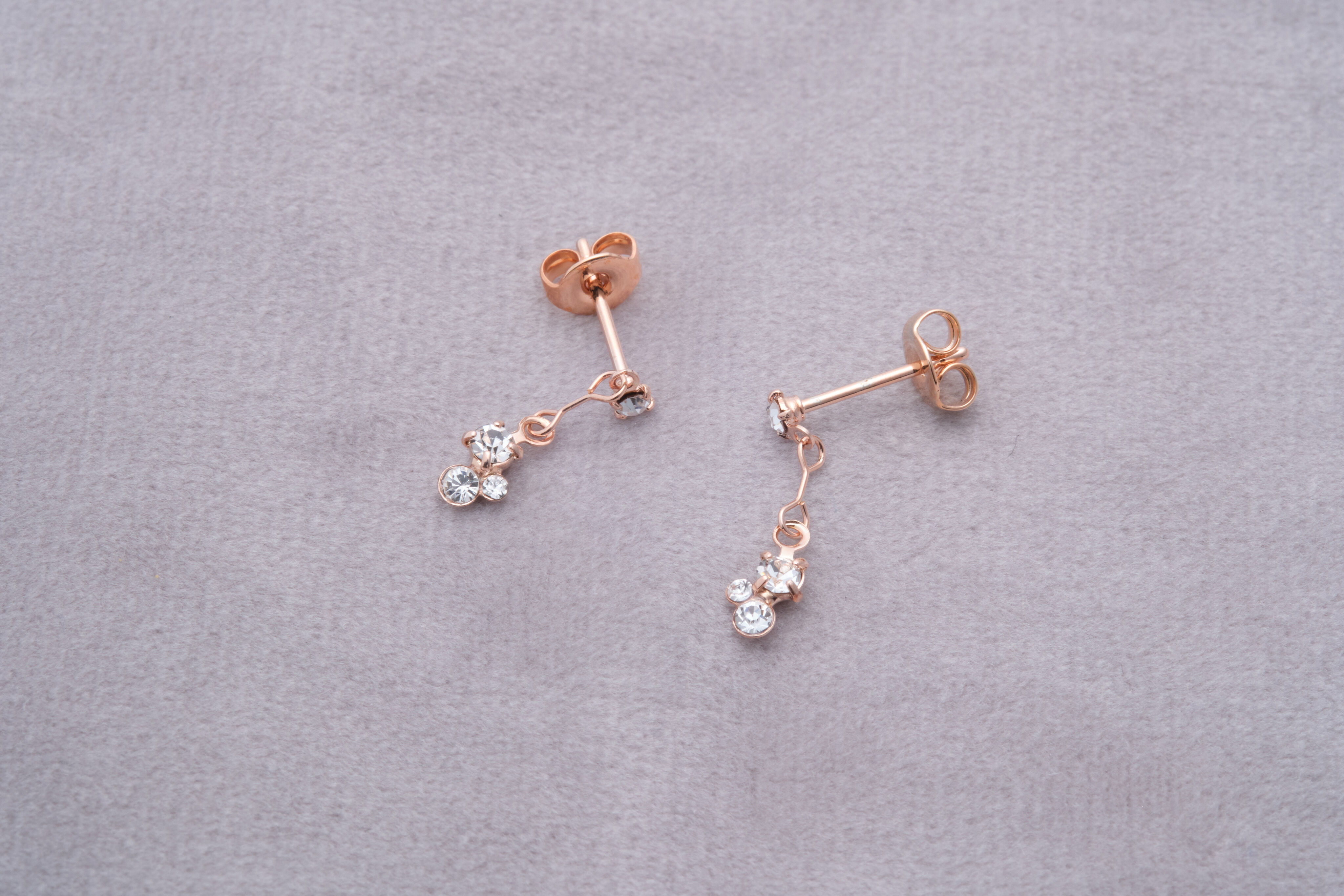 [toki.Tokyo] 抗敏電鍍耳針 | 玫瑰金 | NO.215