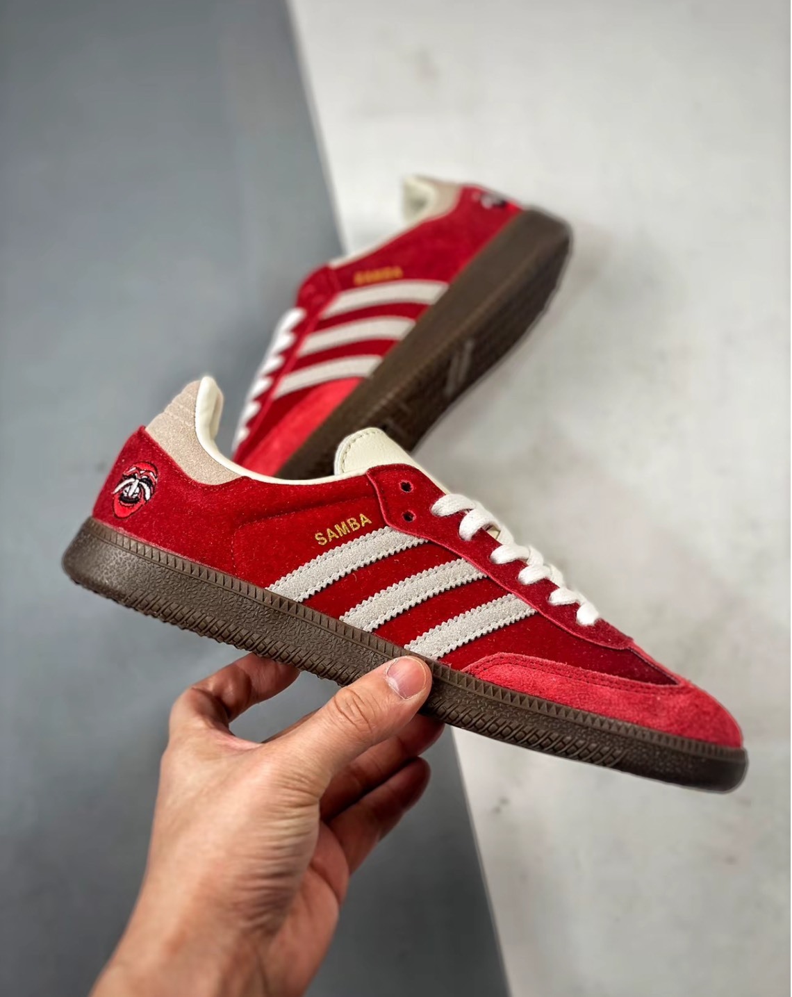 adidas Originals SAMBA OG 紅色板鞋｜男款