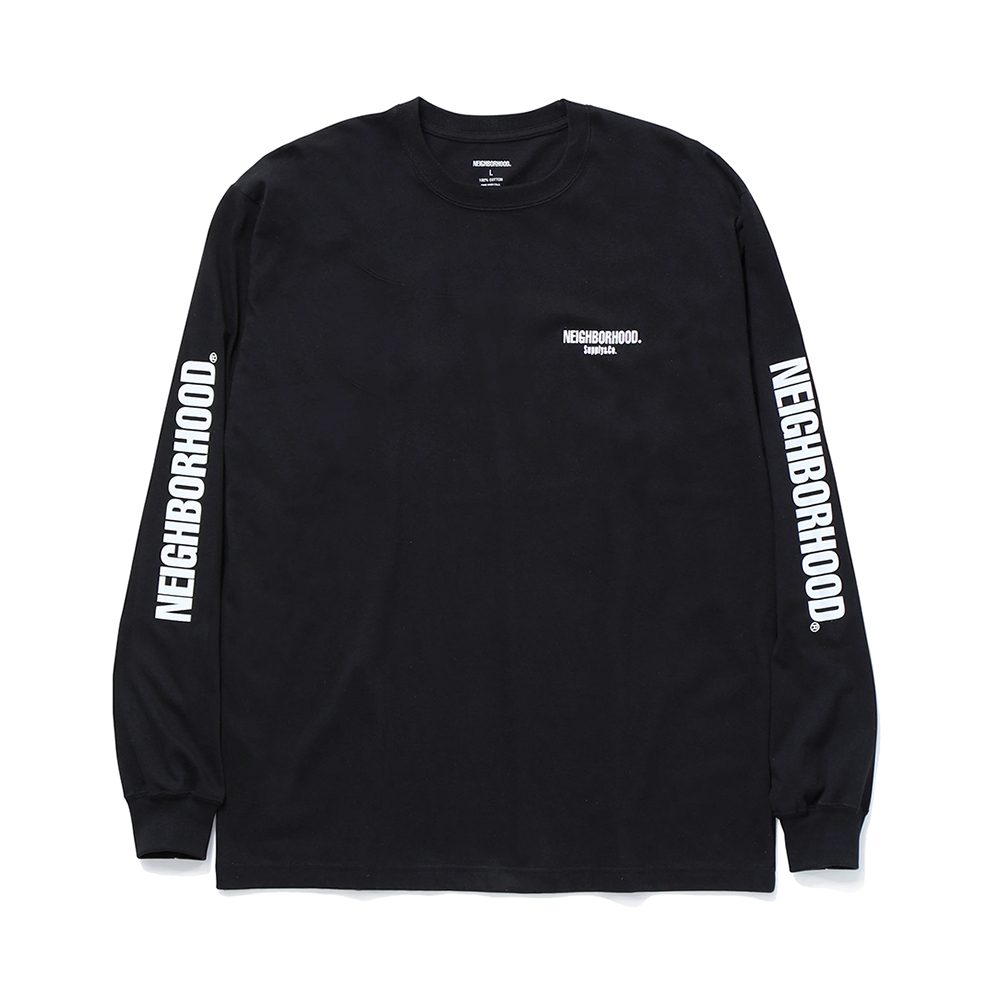 NEIGHBORHOOD NH . TEE LS-1 黑/灰/白 長袖 T恤 上衣 251PCNH-LT01