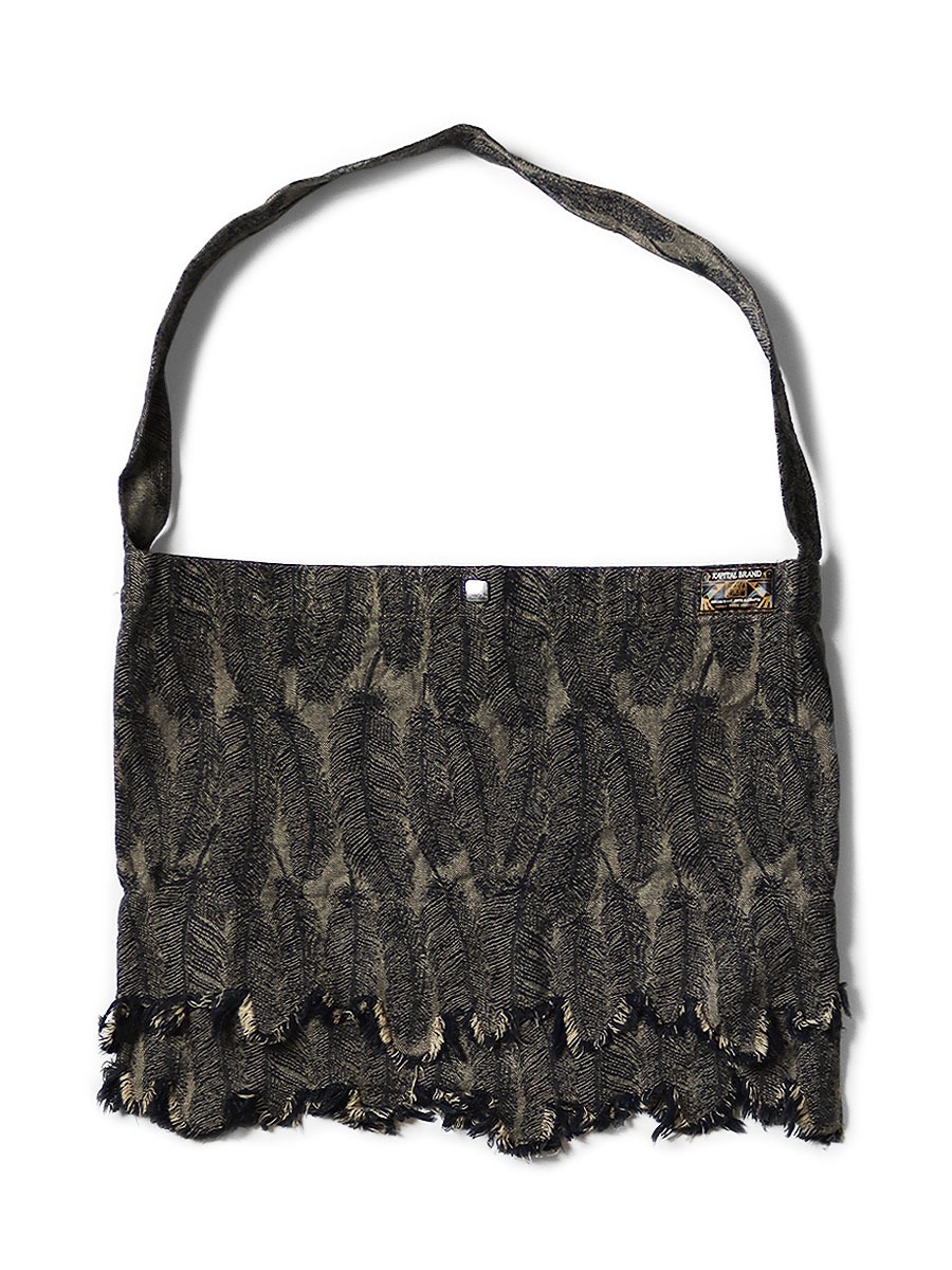 2025SS KAPITAL 12Oz Magpie Denim Medicine Bag Large 大 喜鵲 羽毛 醫生包 藥包 側背包 現貨 K2503XB502