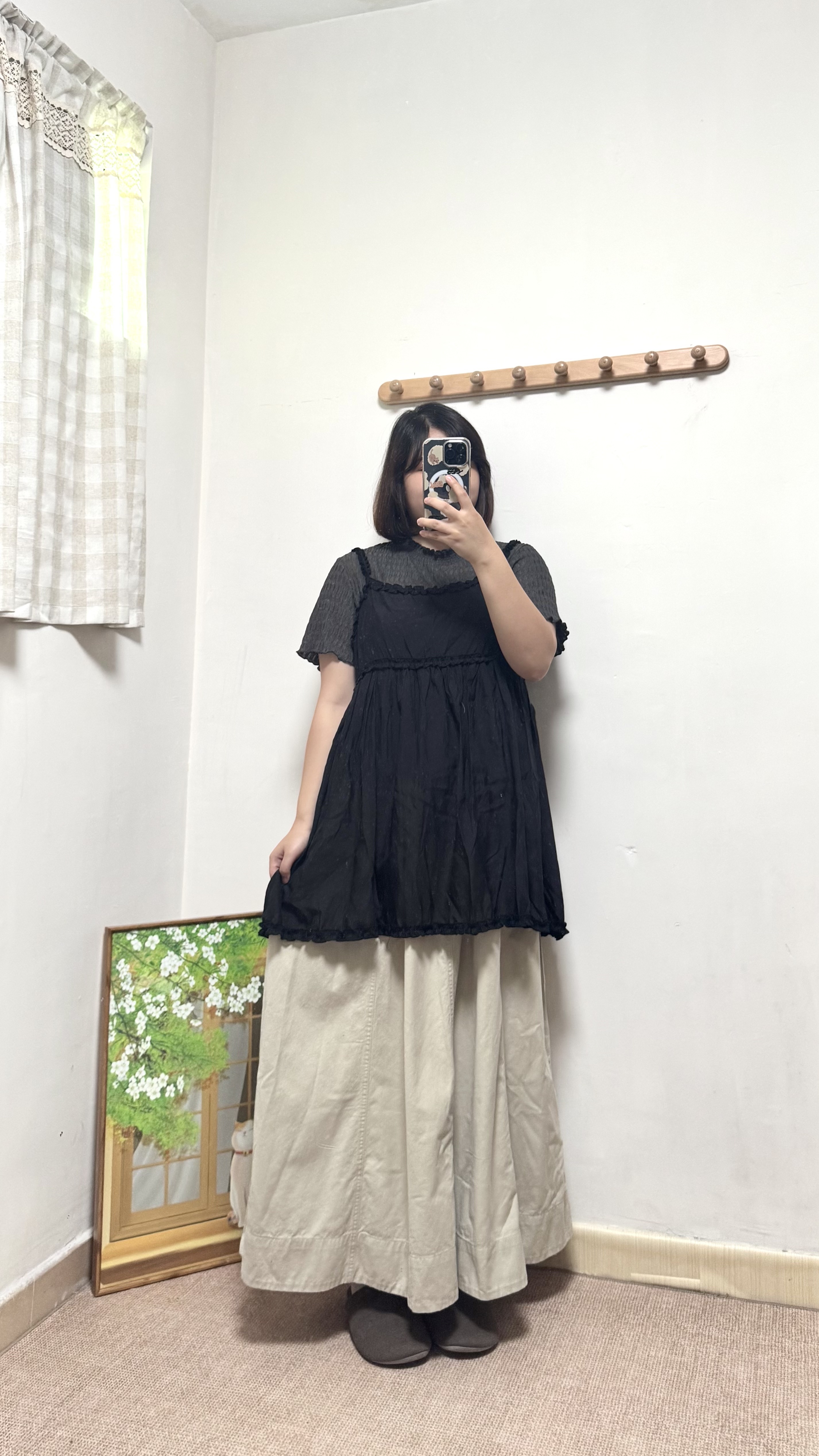 Special~可調節腰身工裝半身裙