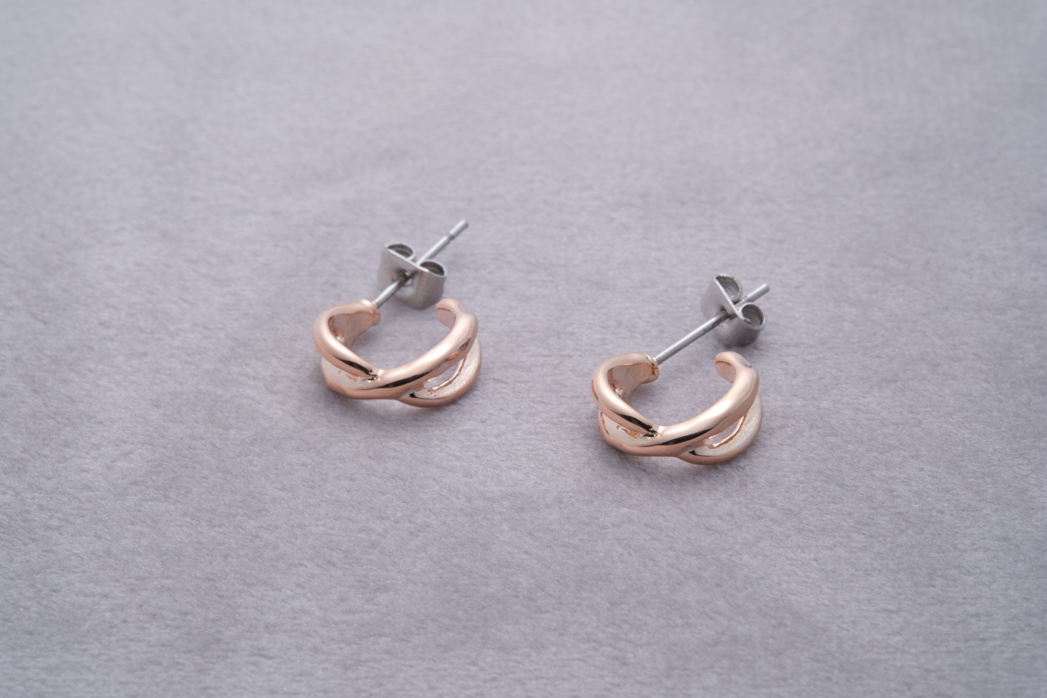 [toki.Tokyo] 醫療鋼耳針 | 玫瑰金 | NO.181