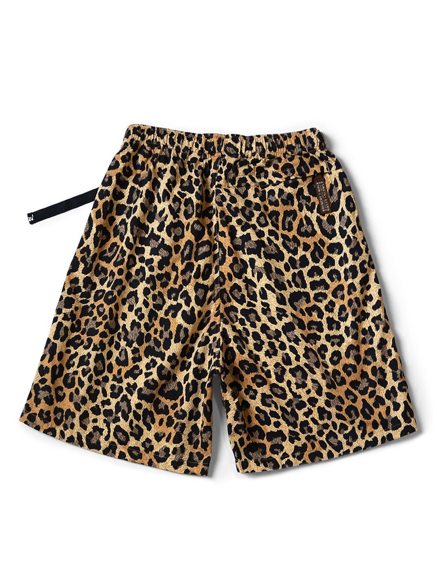 2025SS KAPITAL COMBED BURBERRY LEOPARD PRINT EASY SHORTS 豹紋 尼龍 短褲 現貨 K2503SP037