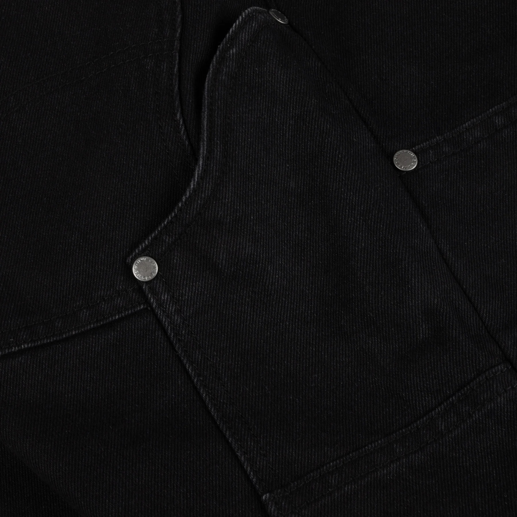 DIME｜Carpenter Denim Shorts "Jet Black"