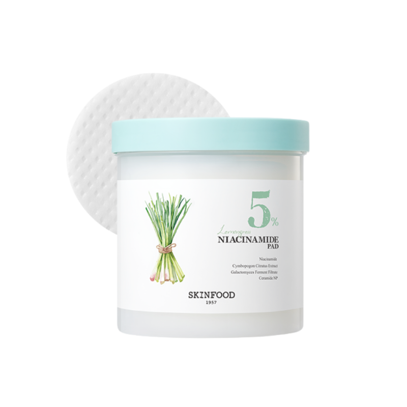 SKINFOOD 檸檬草菸鹼醯胺棉片