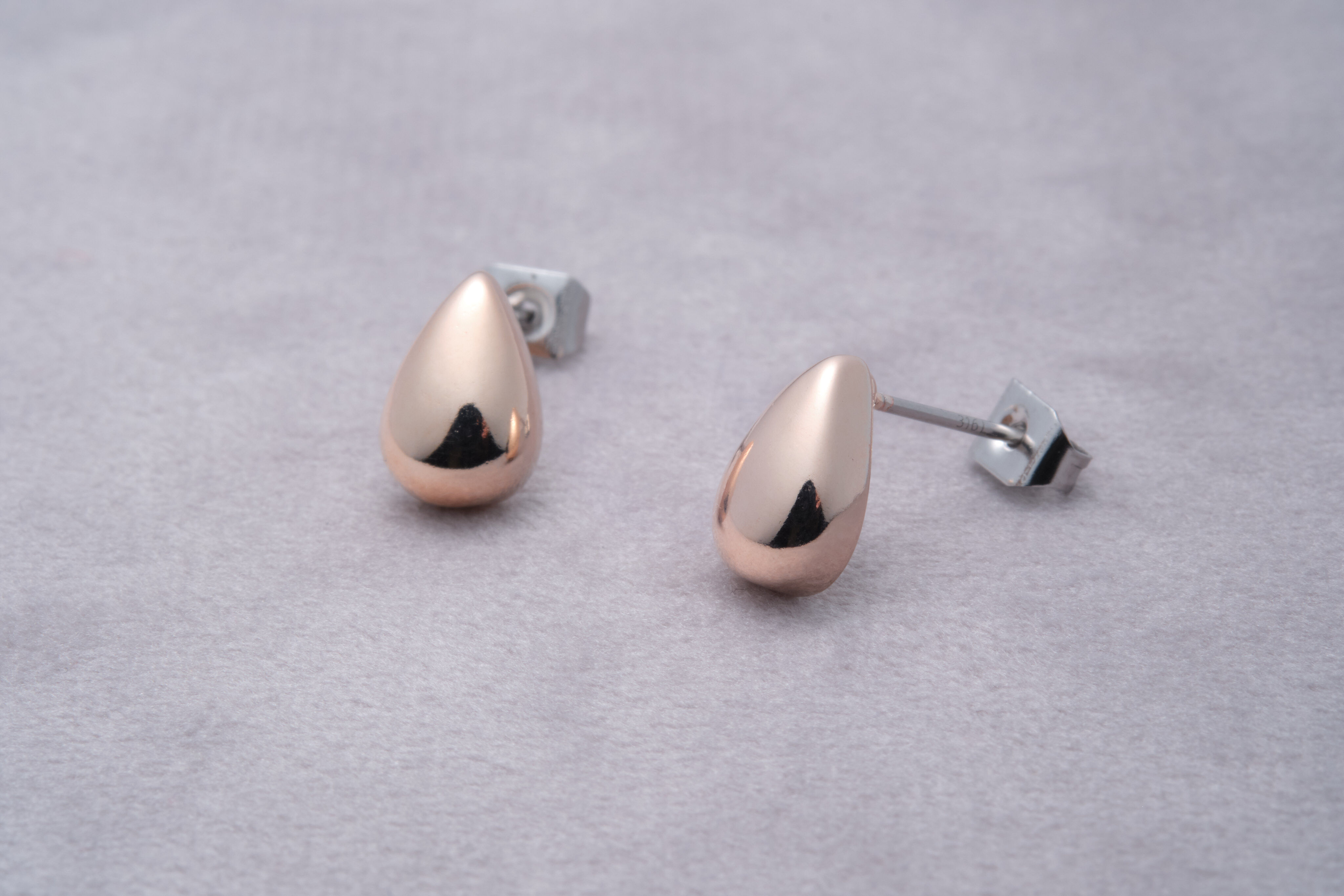 [toki.Tokyo] 醫療鋼耳針 | 玫瑰金 | NO.172