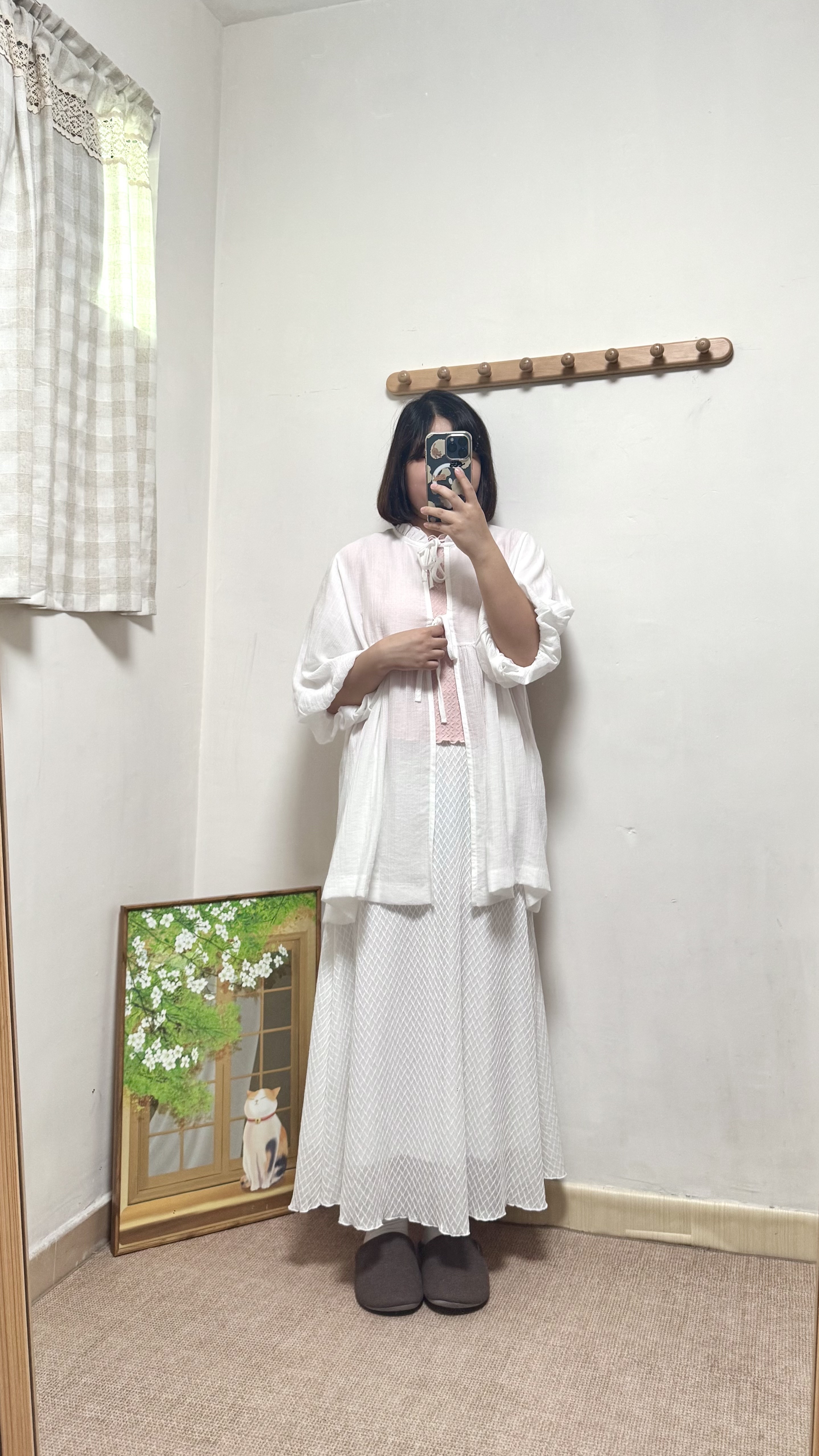 🛁泡泡袖綁帶薄外套