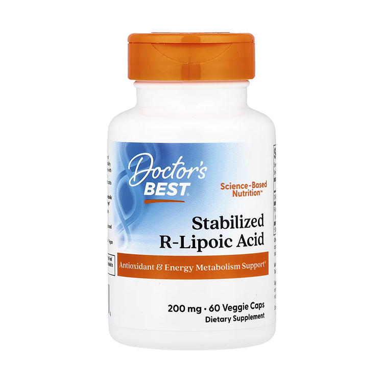 Doctor's Best, Best Stabilized R-Lipoic Acid, 200 mg, 60 Veggie Caps