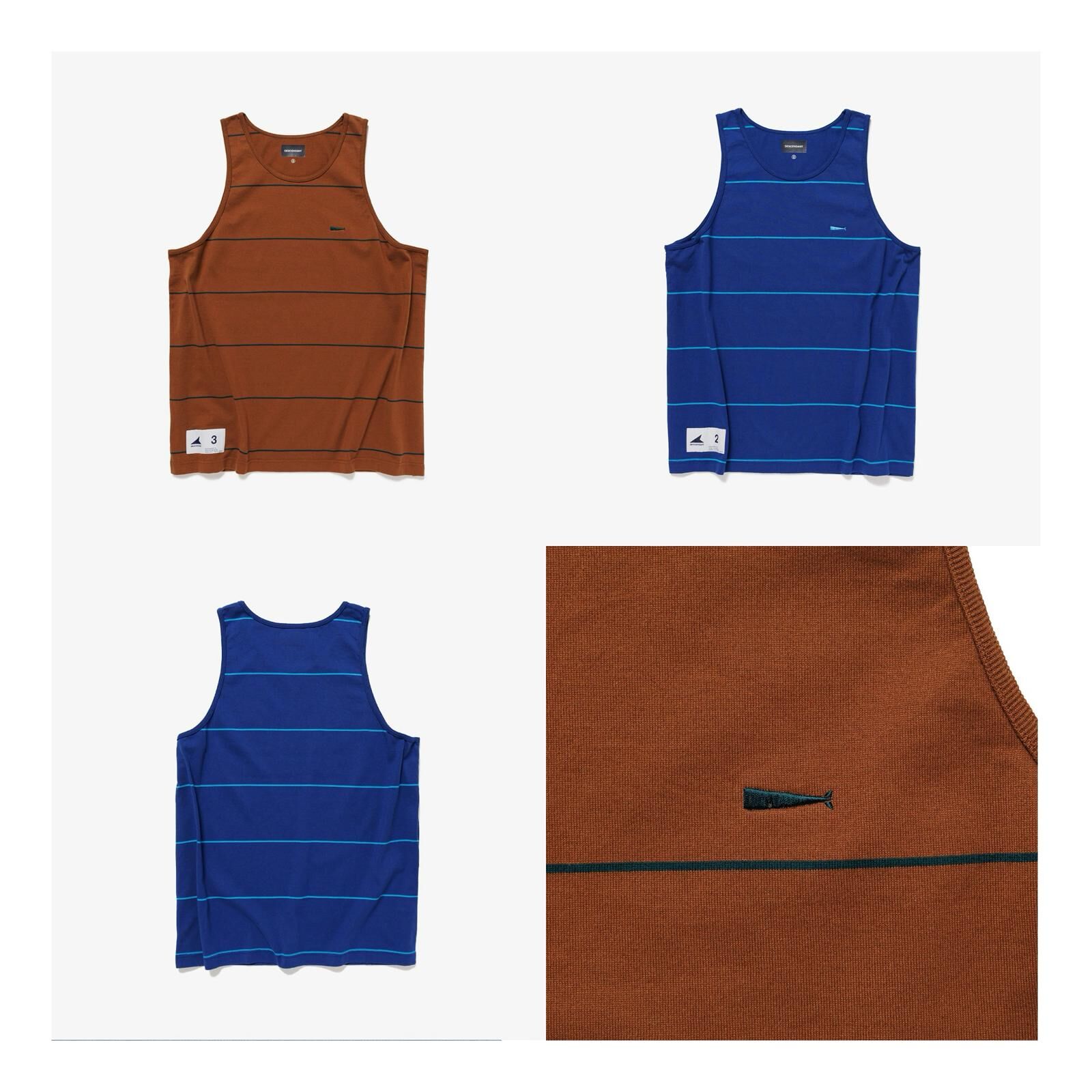 現貨| DESCENDANT CACHALOT STRIPE TANK TOP 251ATDS-CSM07